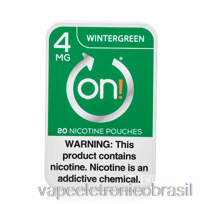 Vape Eletrônico Ligado! Bolsas De Nicotina - Gaultéria 4mg